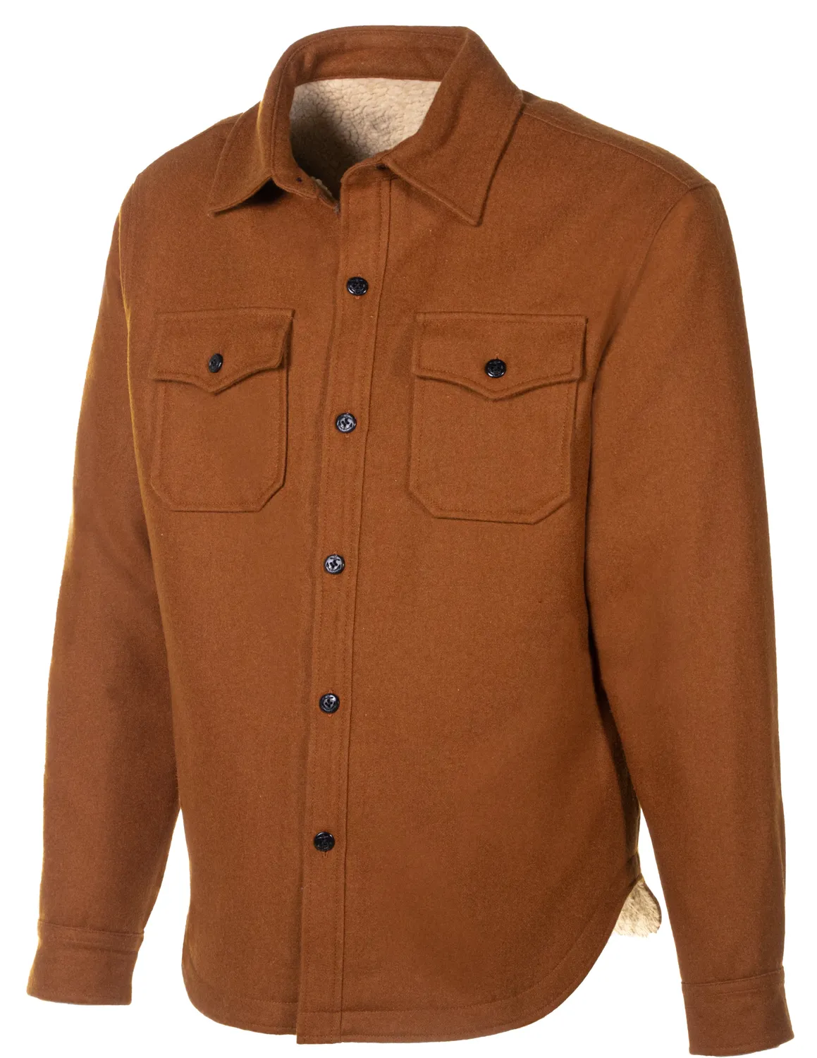 Schott NYC 7116 skjortejakke olive – foret CPO-jakke