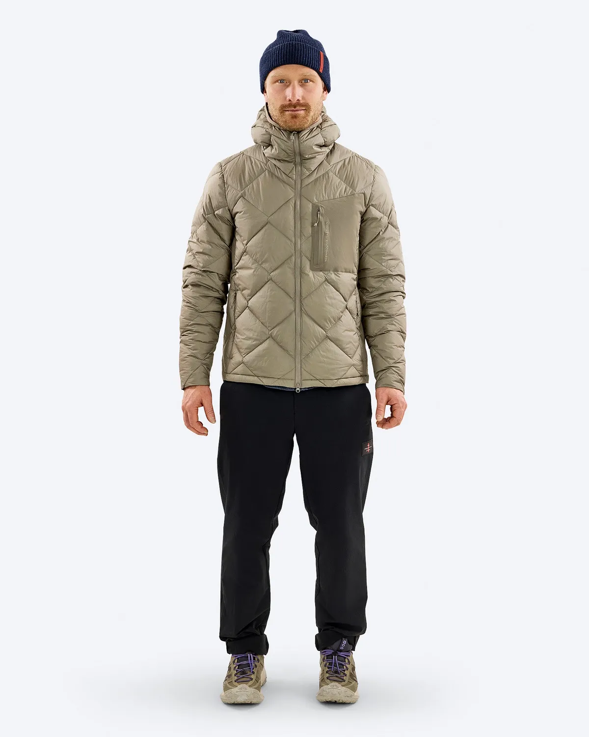 The Mountain Studio D-7 UL dunjakke Brindle med hette