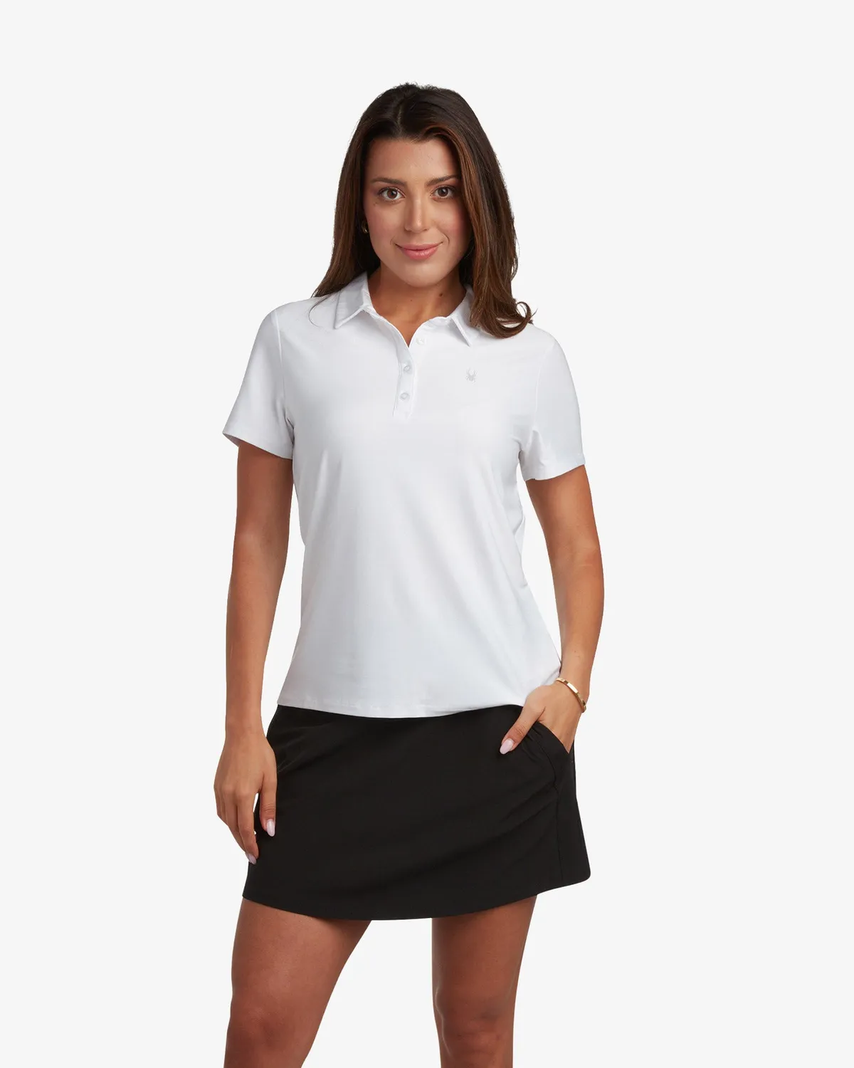 Spyder Weekender polo dame Svart pustende