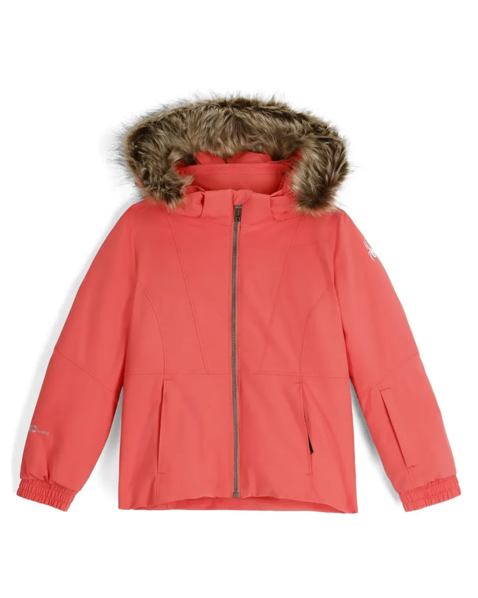 Spyder Lola jakke Coral Haze jente varm