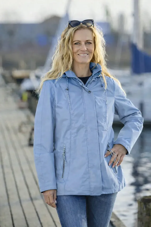 Windfield Karole regnjakke blå vanntett 3000 mm