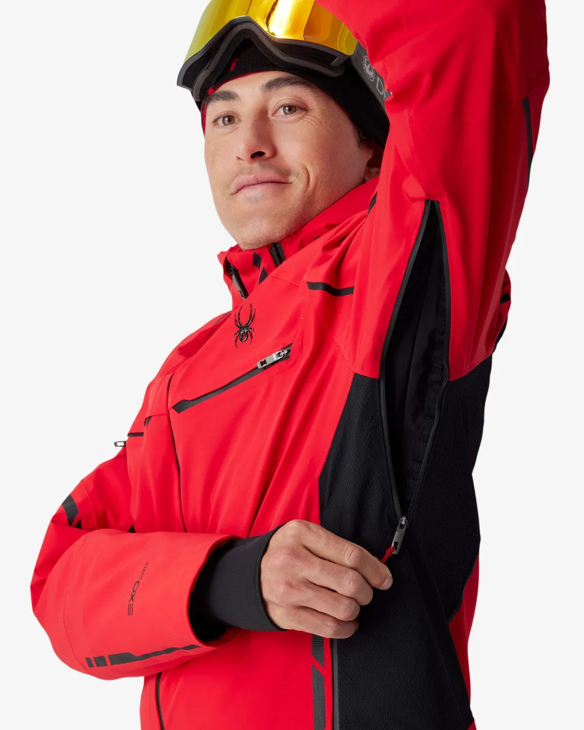 Spyder Monterosa skijakke herre Spyder Red 30K vanntett