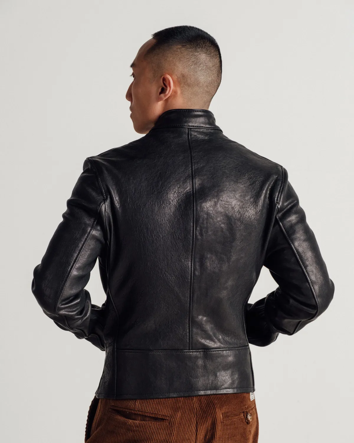 Schott NYC Perfecto P234 café racer skinnjakke svart
