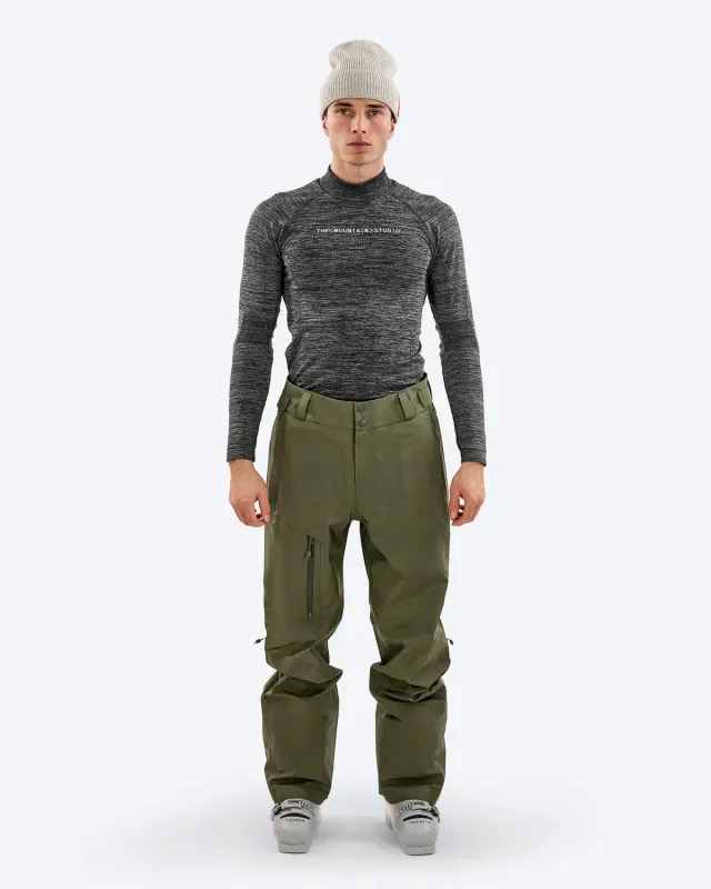 The Mountain Studio Y-1 EPE GORE-TEX 3L Shell skibukse Winter Moss