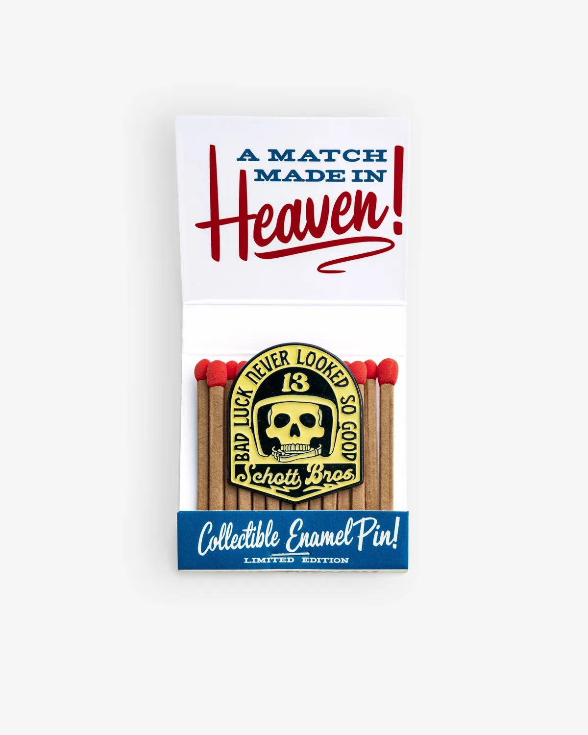 Schott NYC XLUCKG pin neon