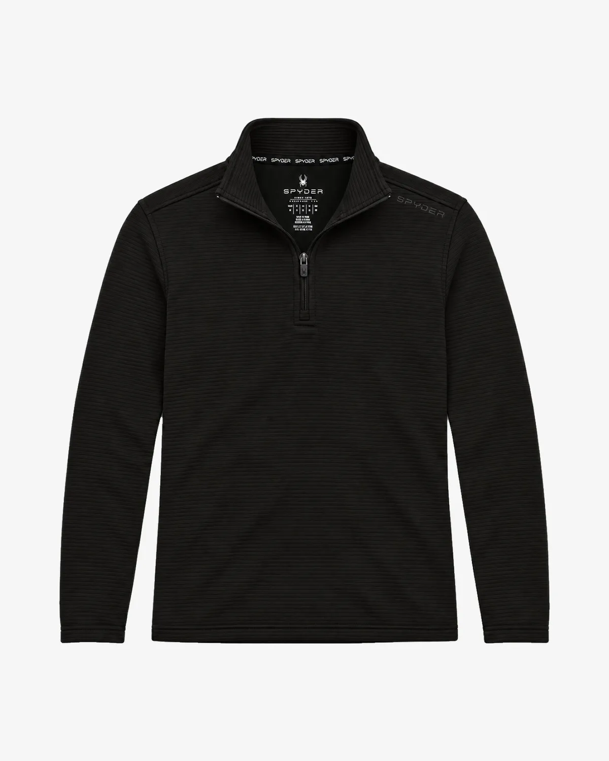Spyder Cut & Sew Fleece quarter zip steel grey S