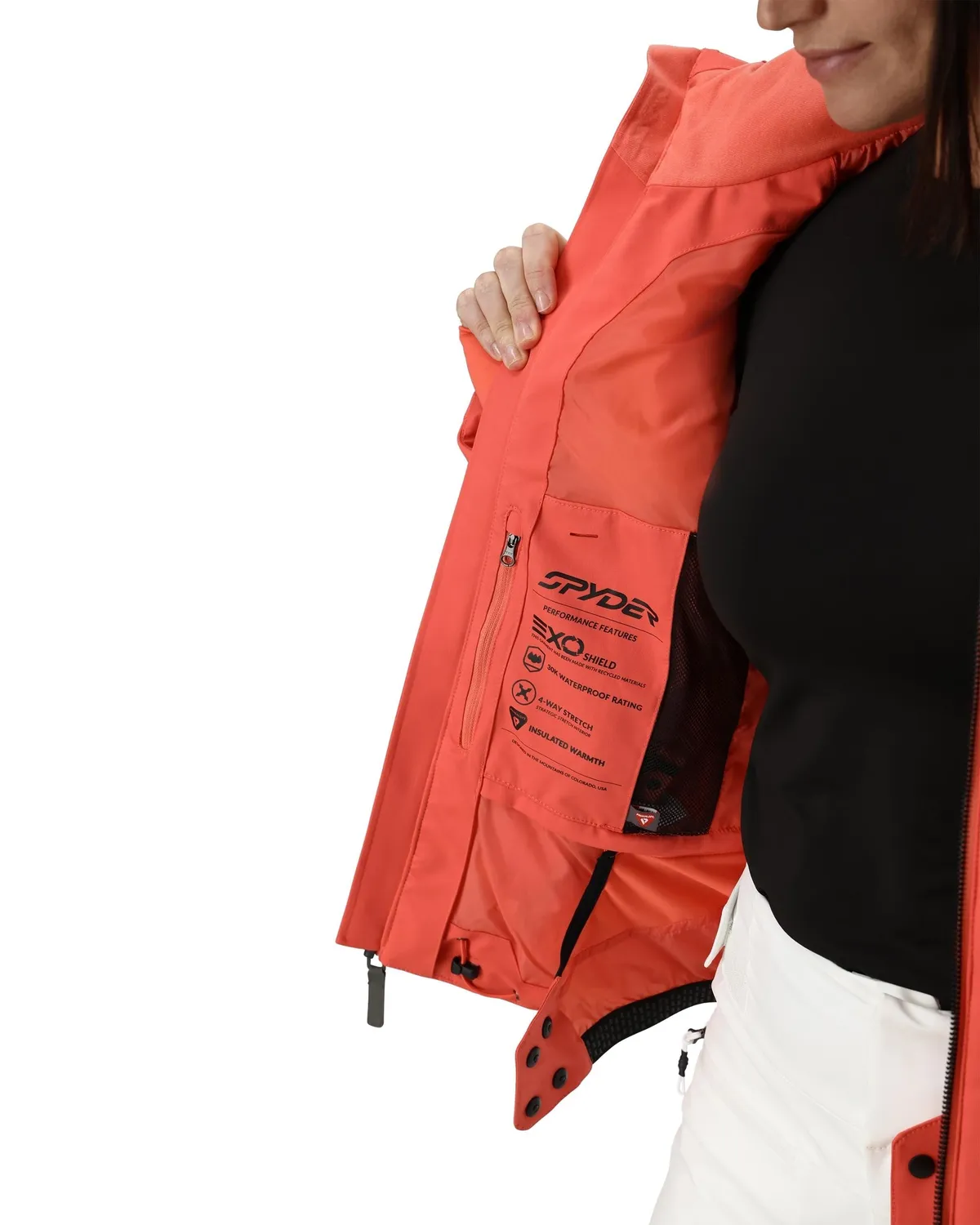 Spyder Schatzi skijakke dame coral haze 30K