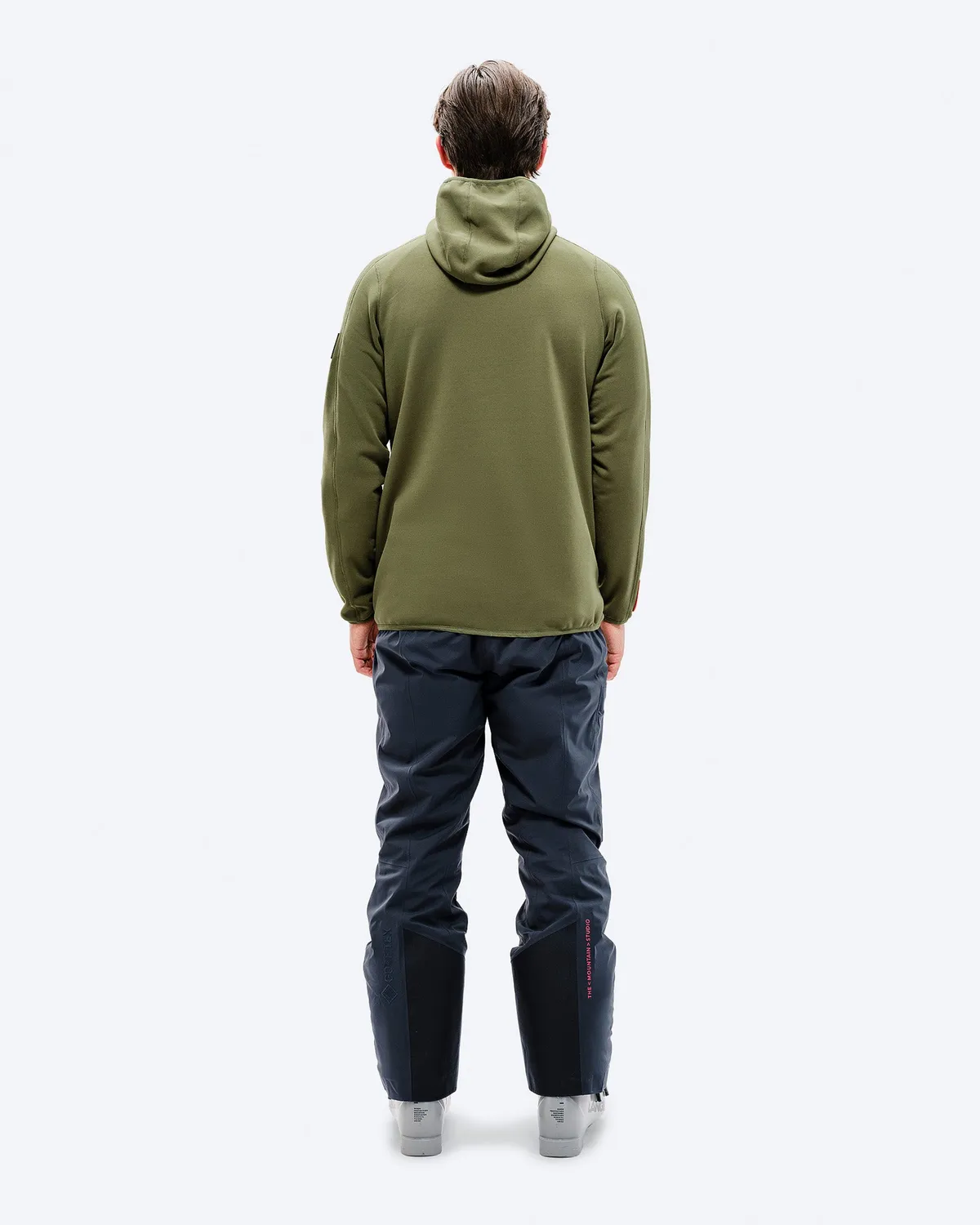 The Mountain Studio M-7 Tech Fleece Hood varm fleecejakke Winter Moss