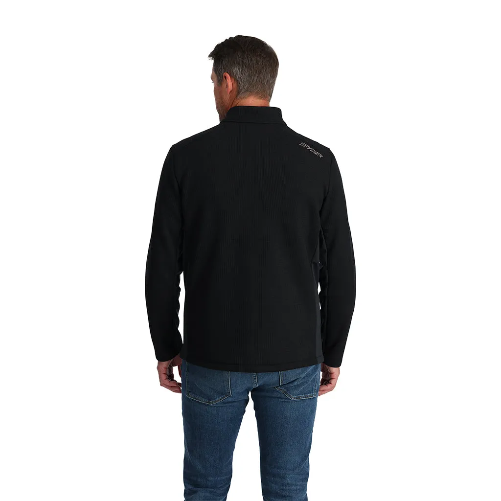 Spyder Bandit half-zip jakke herre svart fleece