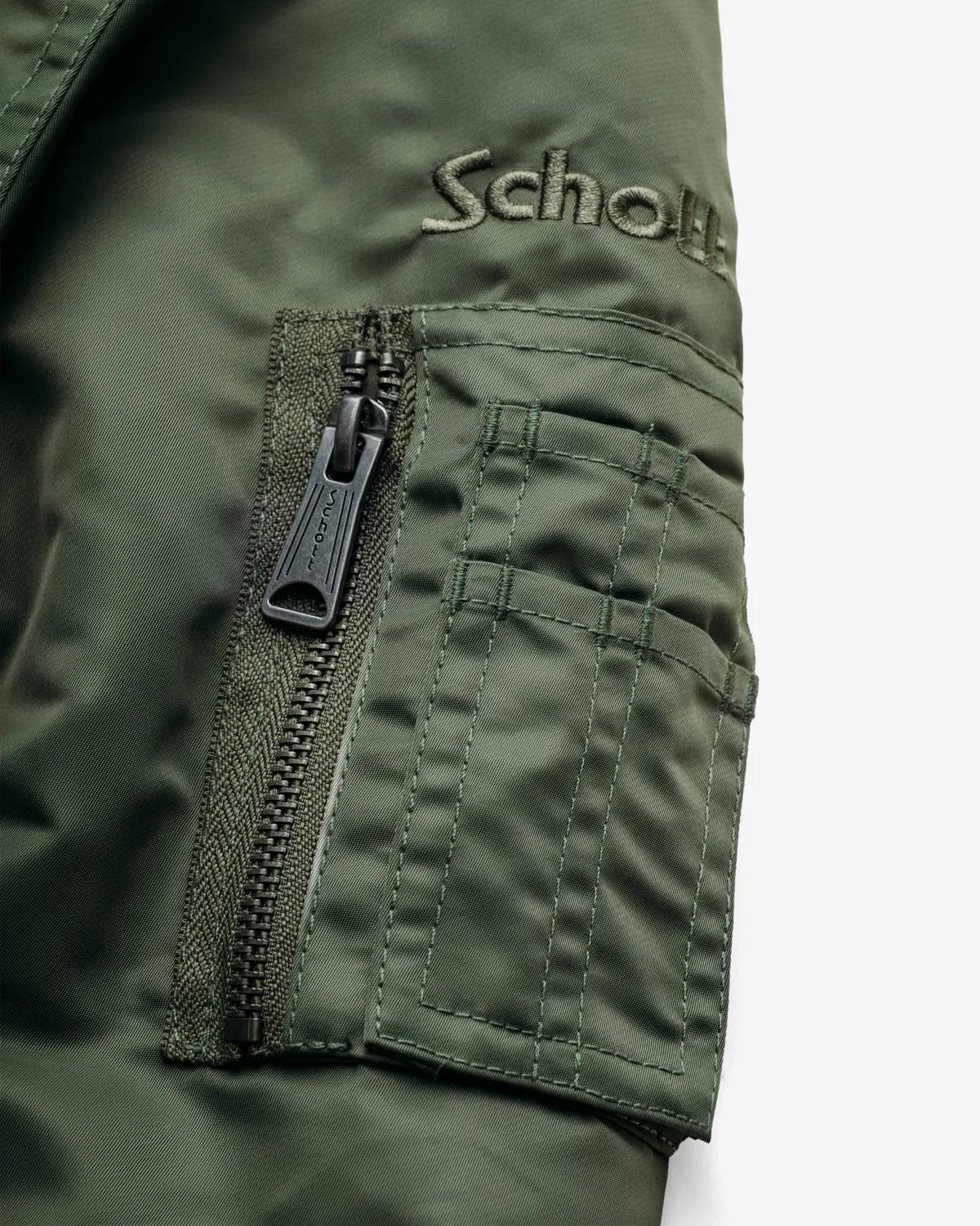 Schott NYC 9335 flyjakke svart nylon CWU