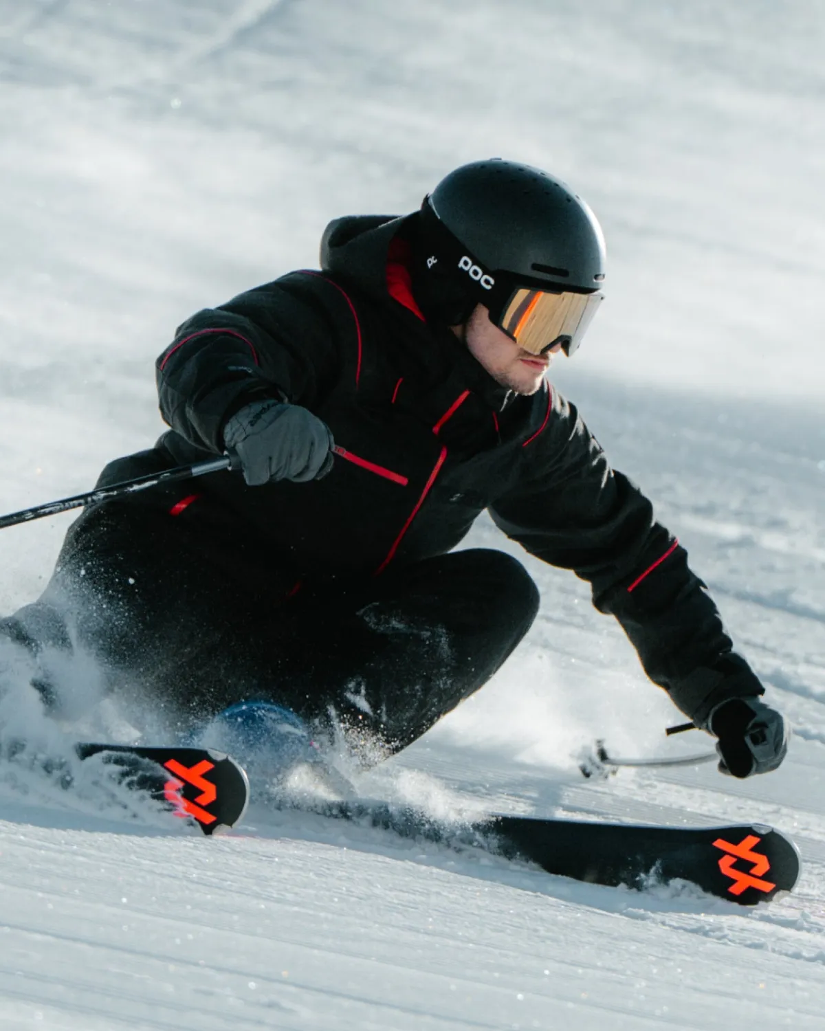 Spyder Dare skibukse 30K black melange isolert
