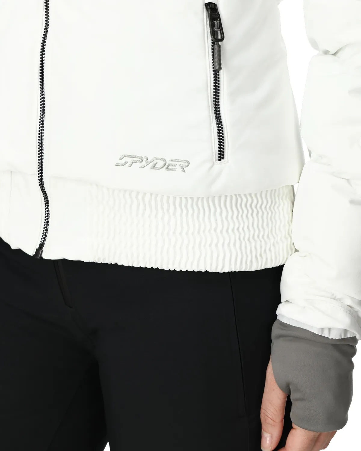 Spyder Haven vinterjakke dame hvit vanntett 20K