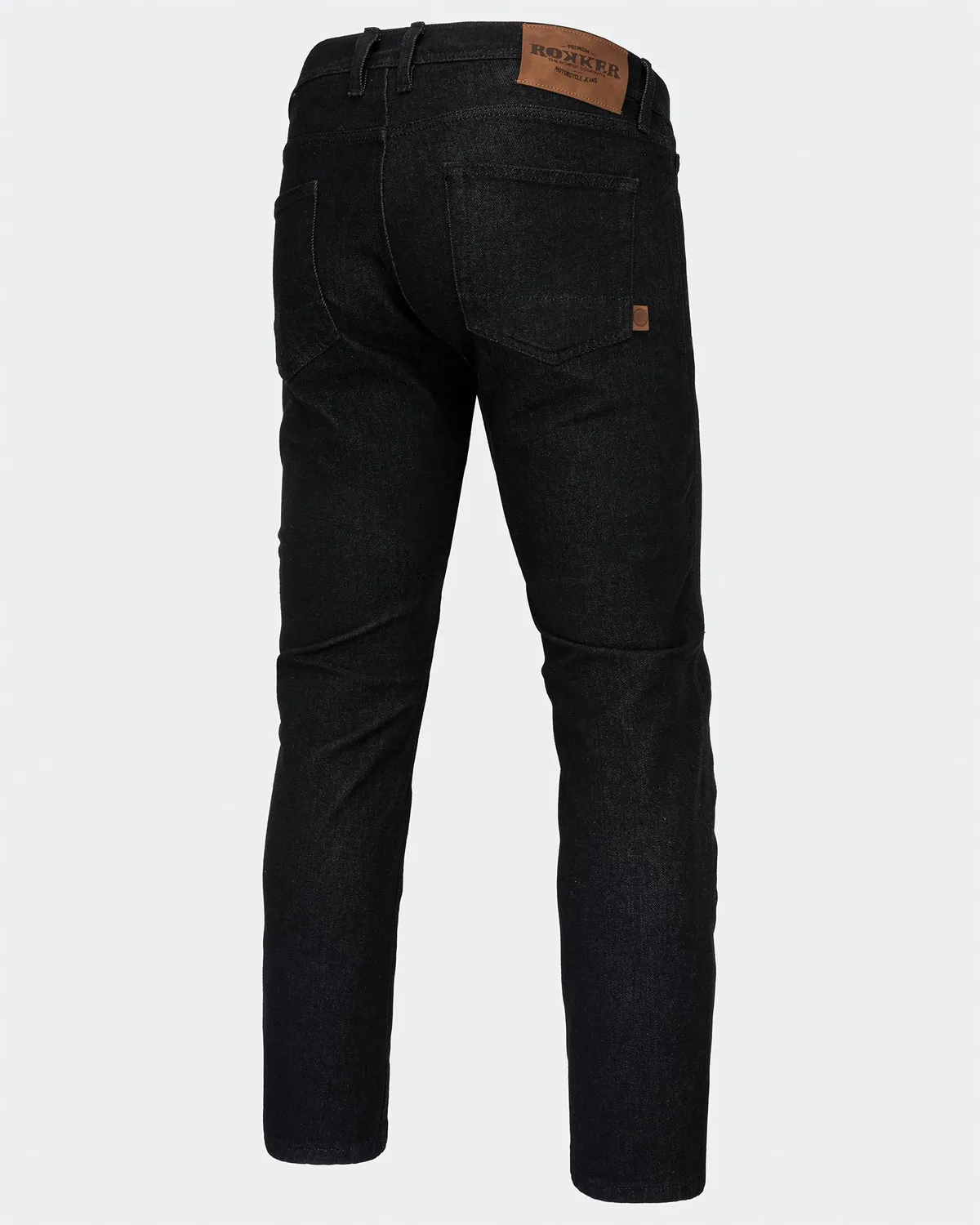 Rokker Hunter Black motorsykkeljeans svart AA
