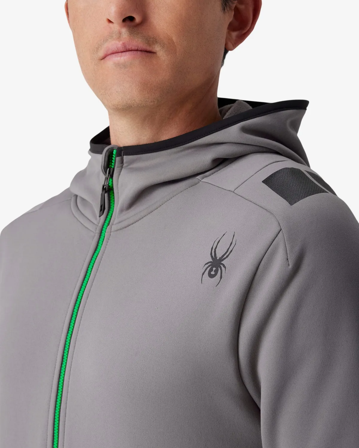 Spyder Speed Fleece fleecejakke herre storm hette