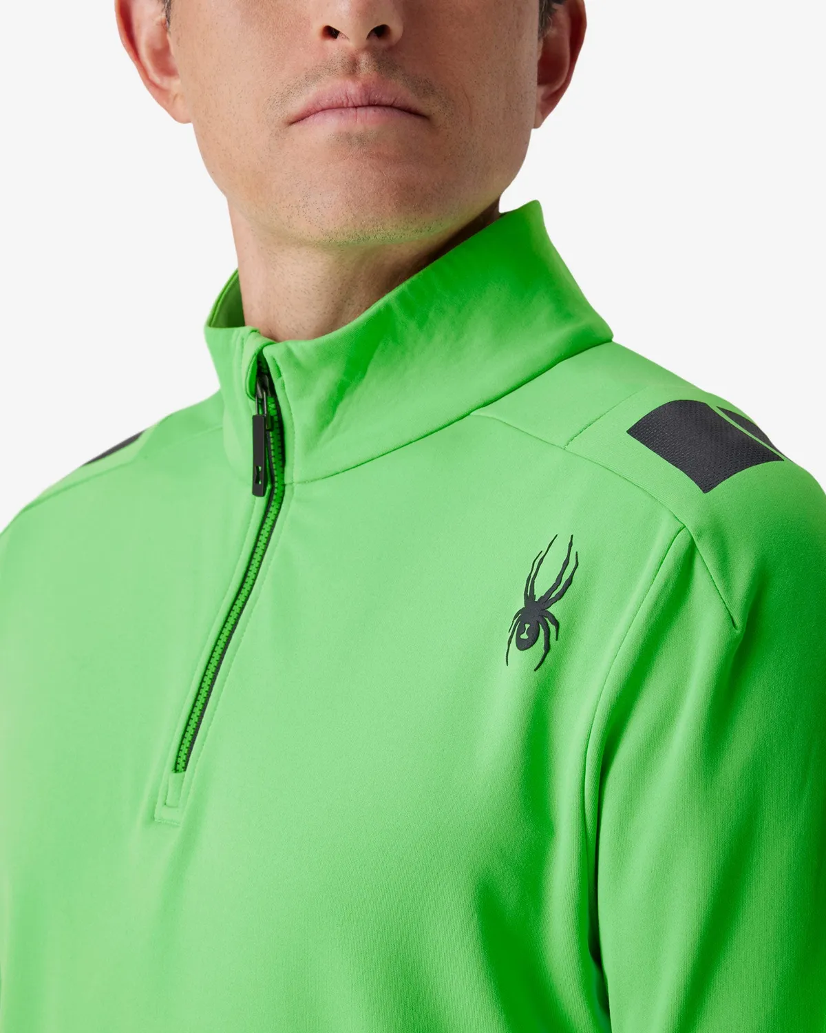 Spyder Speed Fleece genser herre Strobe Green stretch