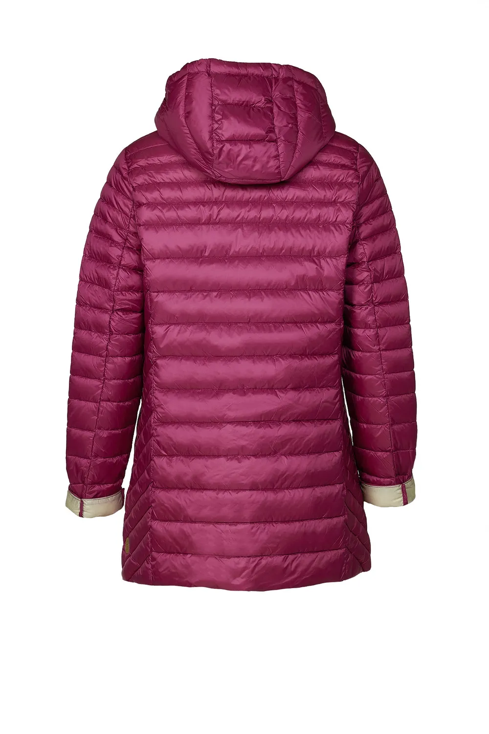 Danwear Albina Light Down dunjakke pink/sand lett dun