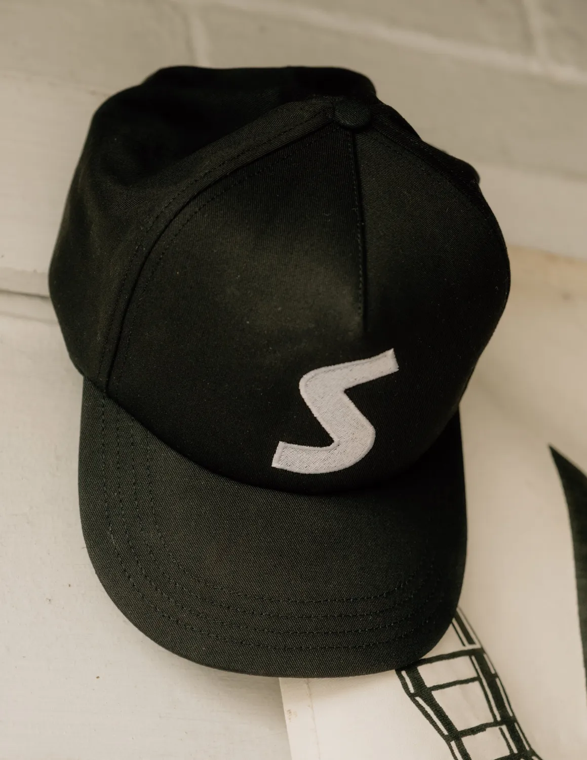 Schott NYC HS1 caps svart brodert