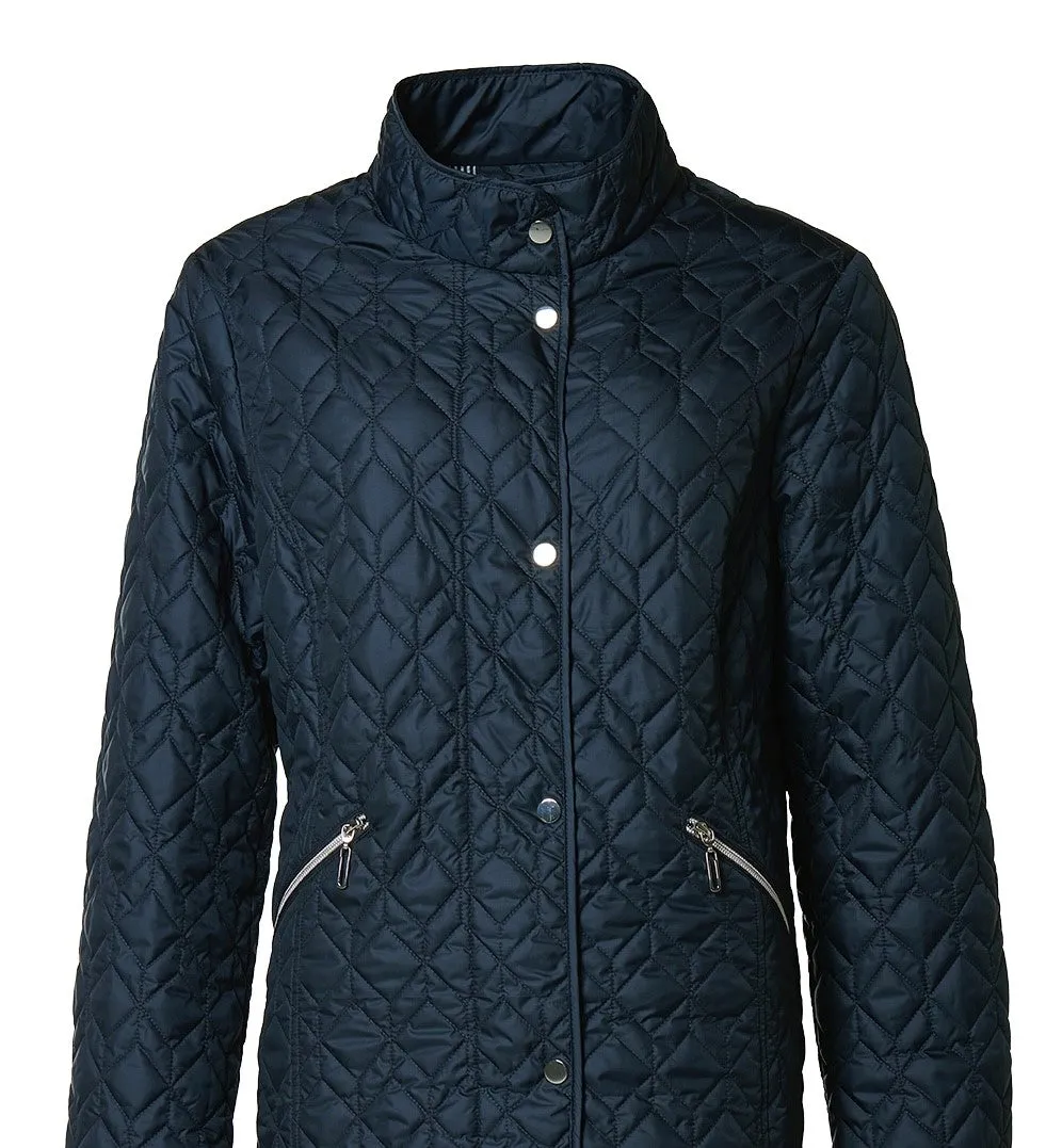 Danwear Windfield Becca overgangsjakke navy quiltet