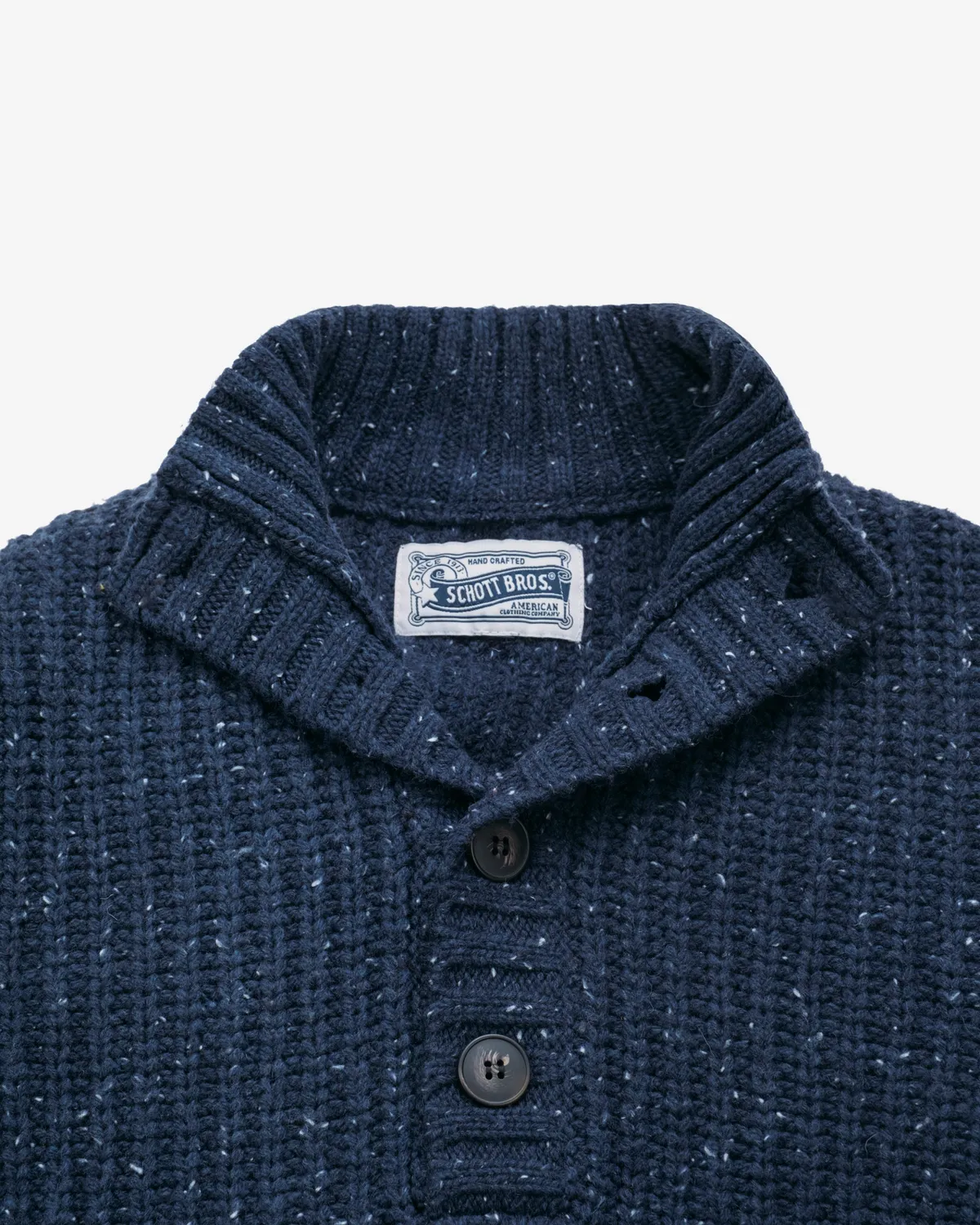 Schott NYC SW2624 genser navy ullblanding