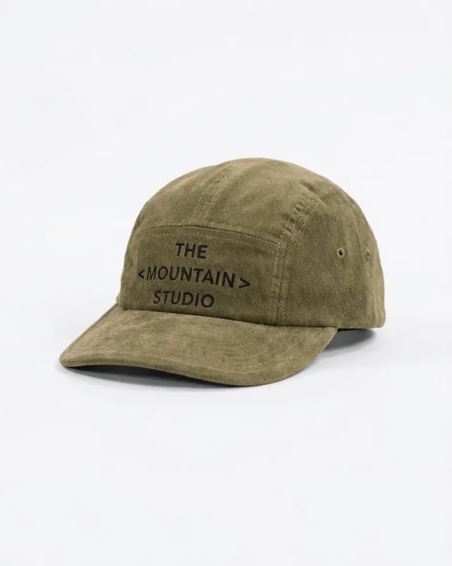 The Mountain Studio C-18 caps kordfløyel grønn