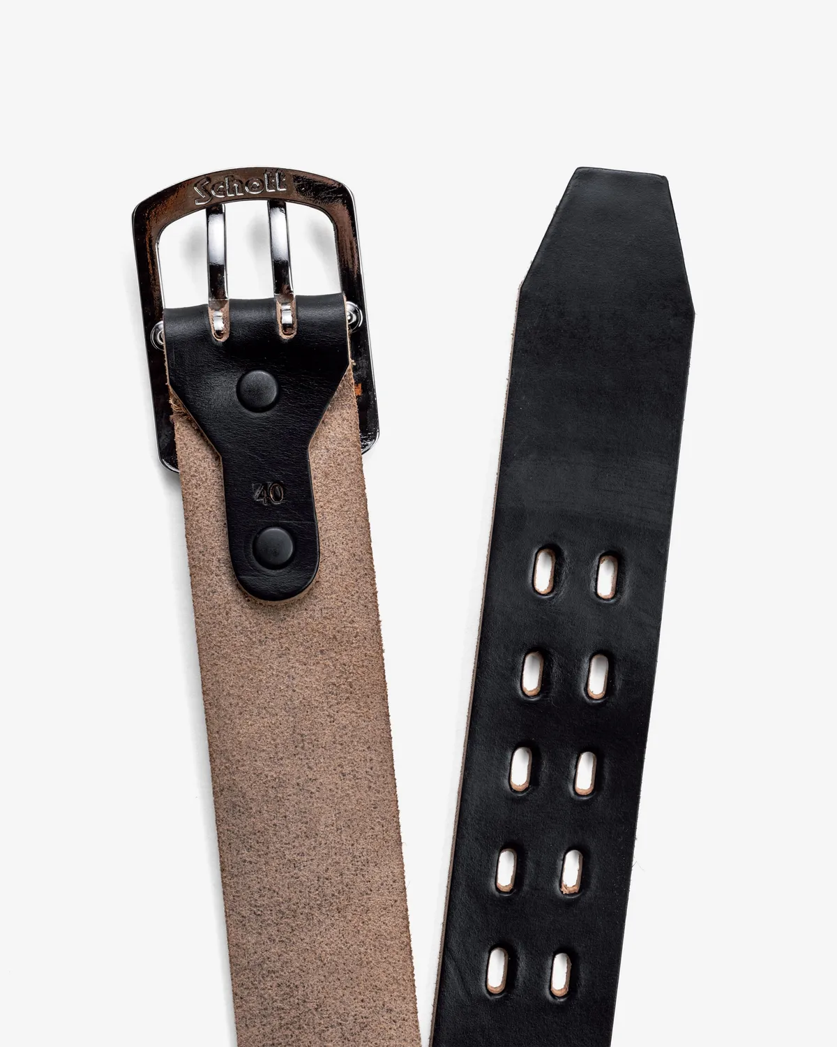 Schott NYC BLT300 belte Black lær USA