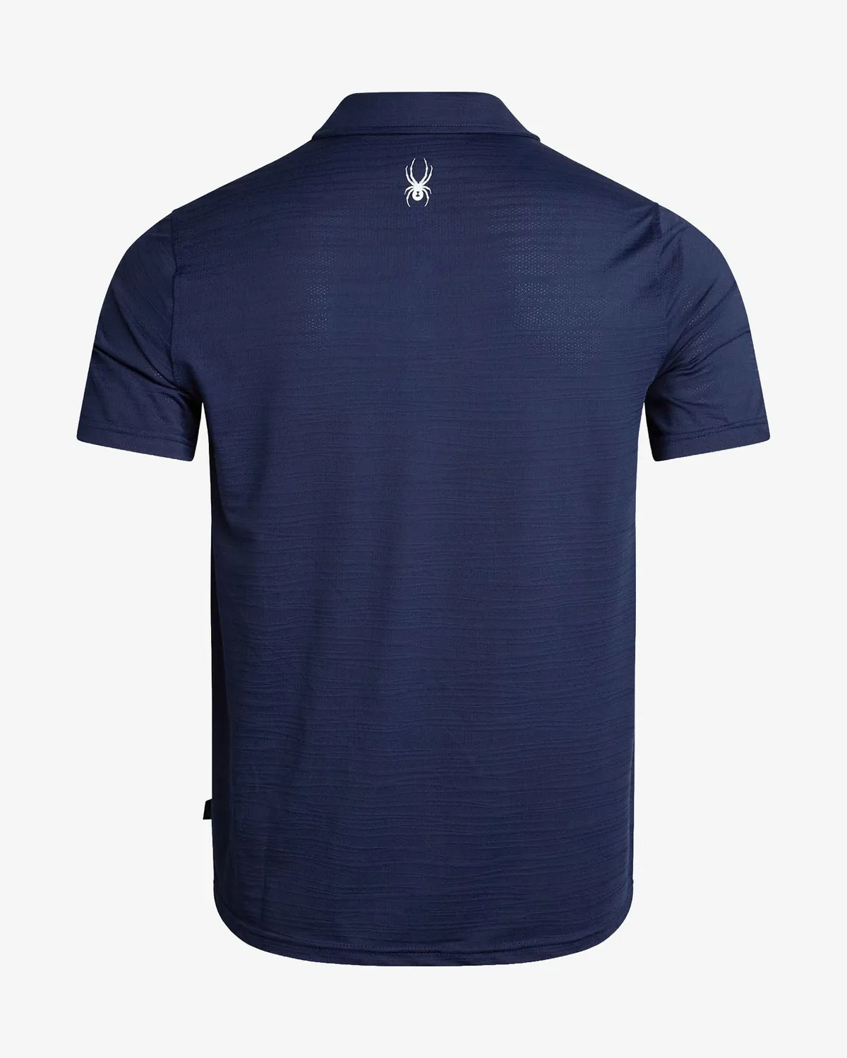 Spyder Jacquard polo herre navy – stretch