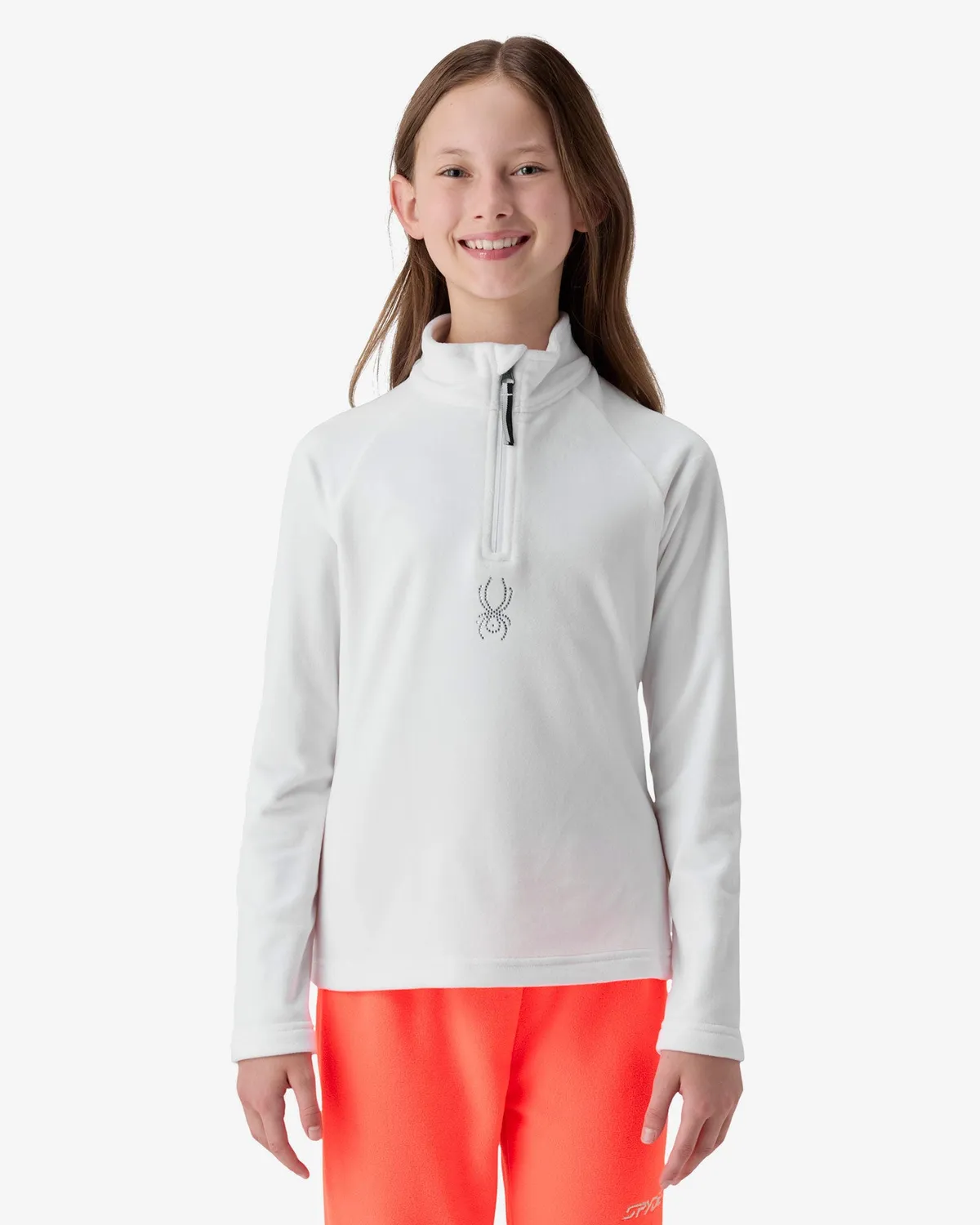 Spyder Shimmer Bug half zip genser jente svart