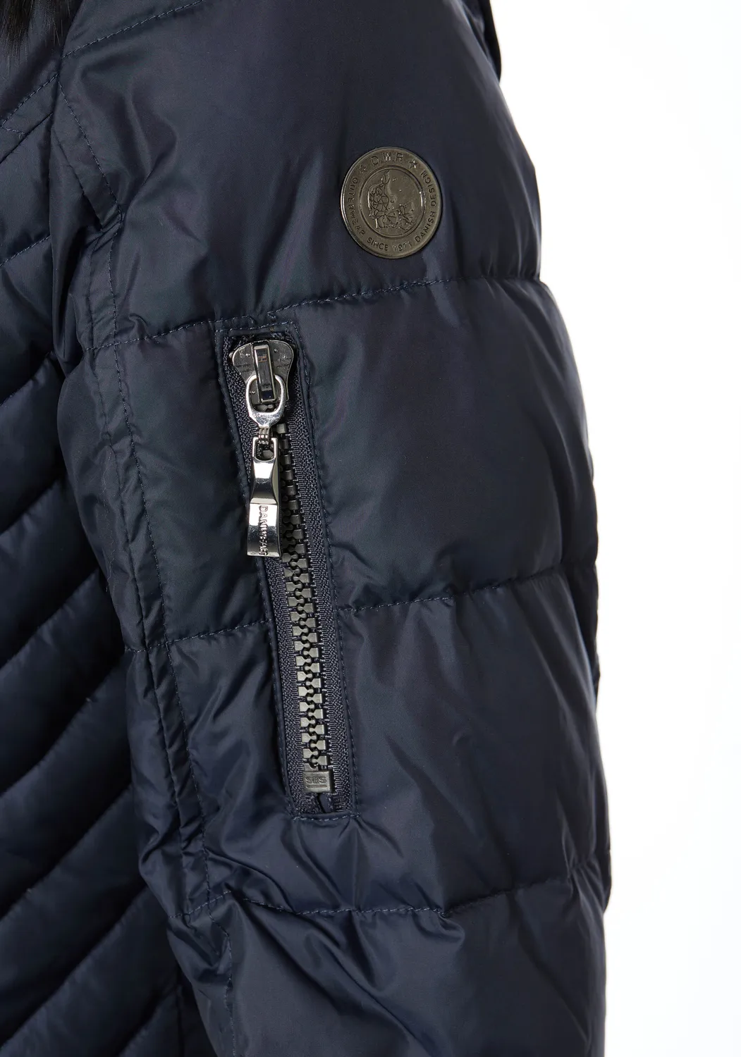 Danwear Alfa R vinterjakke 08 navy lang