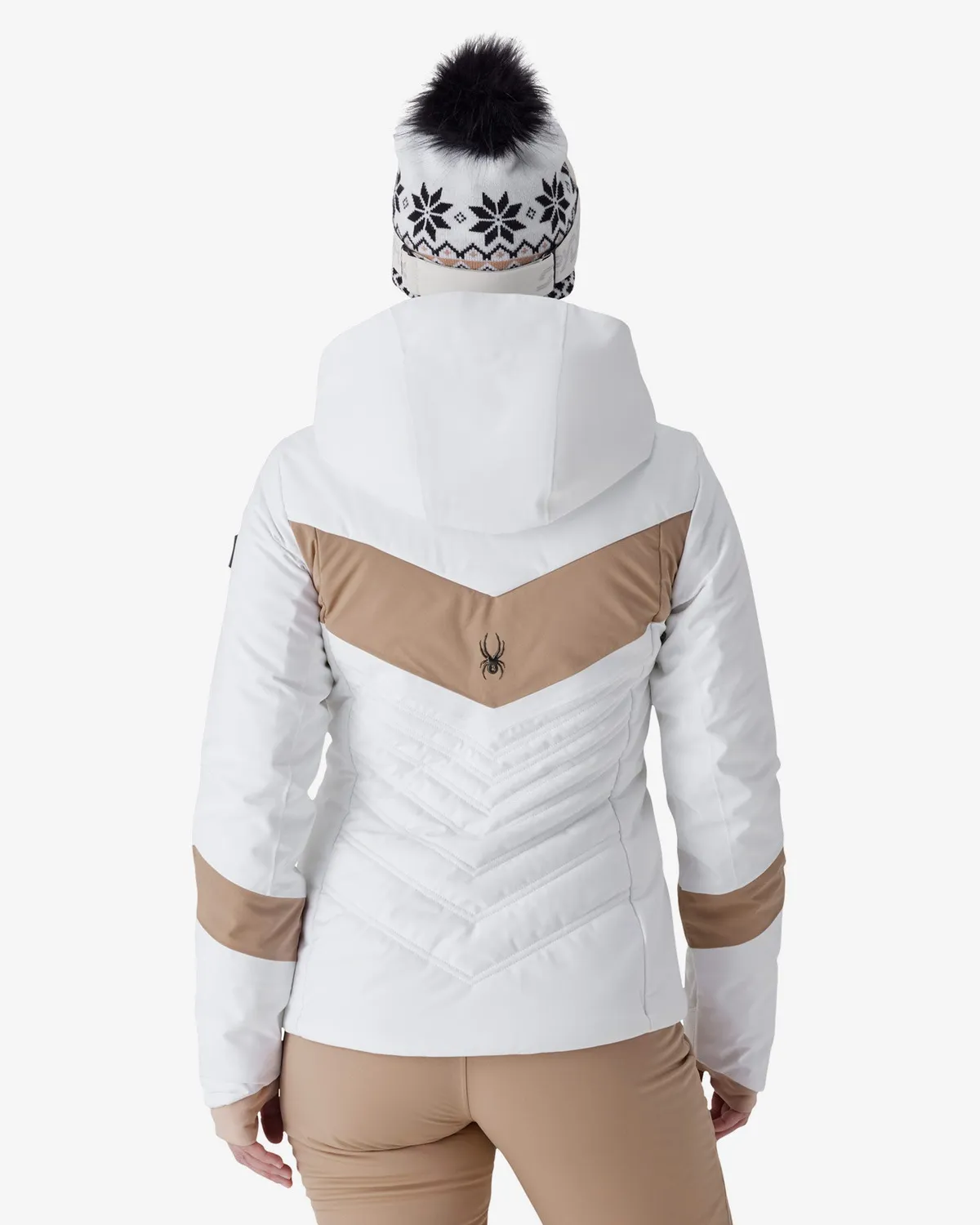 Spyder Primrose skijakke white vanntett 30K