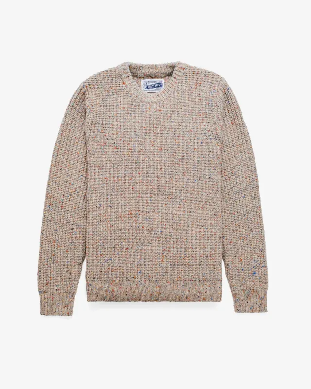 Schott NYC SW2354 ullgenser beige ullblanding