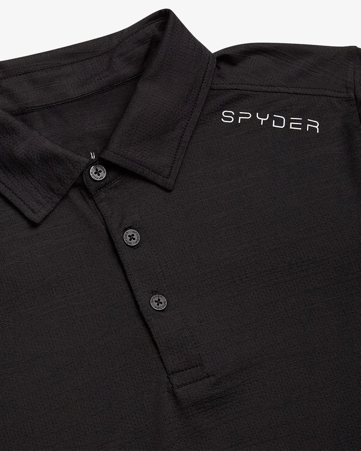 Spyder Jacquard polo herre svart pustende