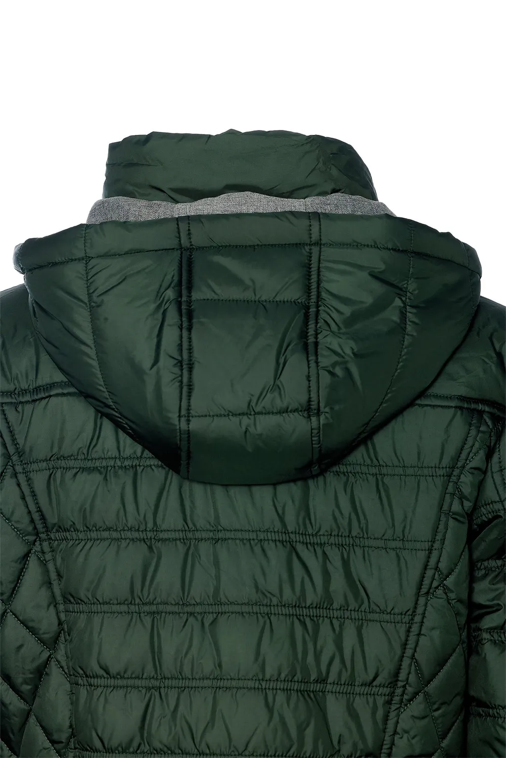 Danwear Windfield Carly vinterjakke Bottle Green lang