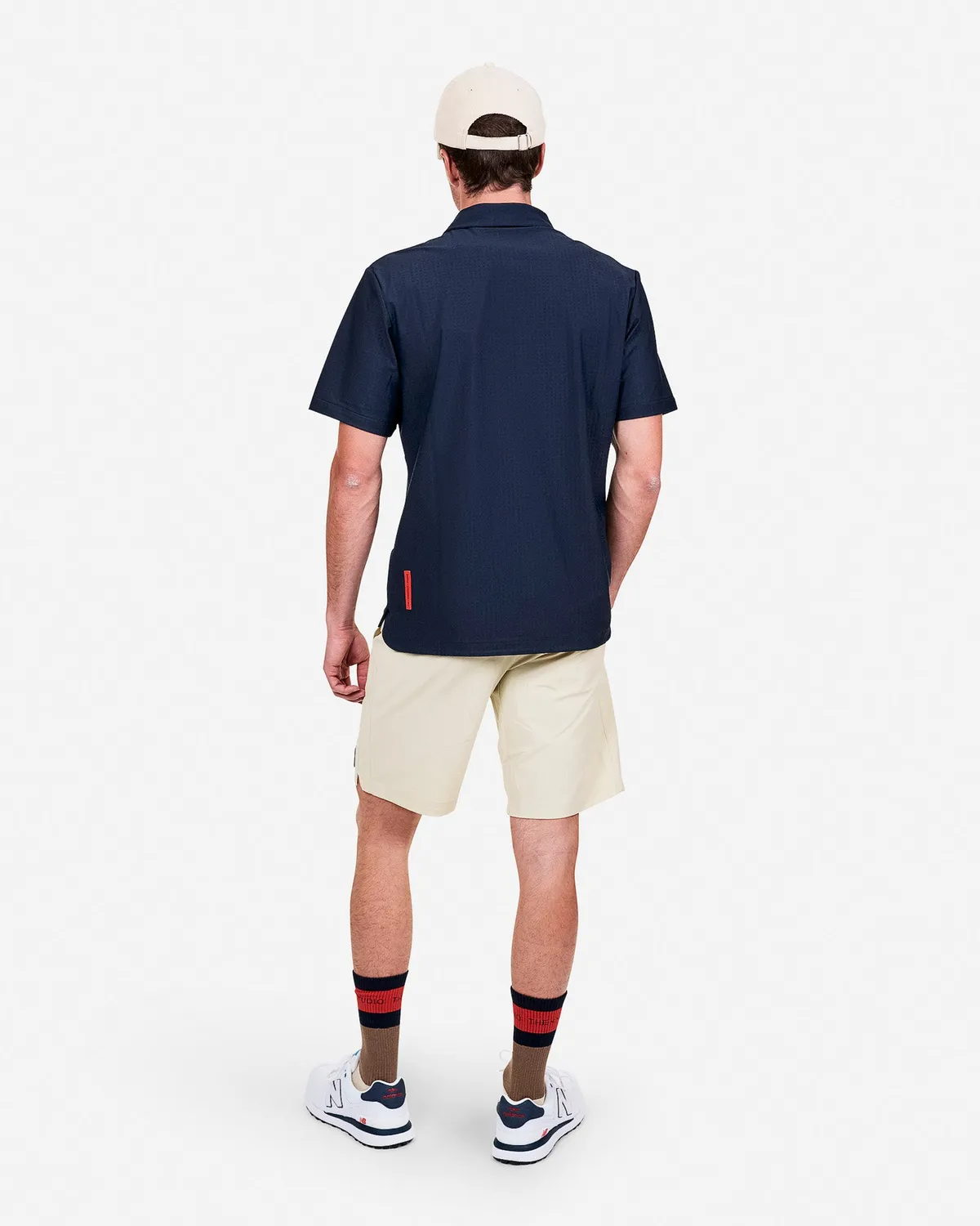 The Mountain Studio Q-11 poloskjorte Sky Captain golf stretch
