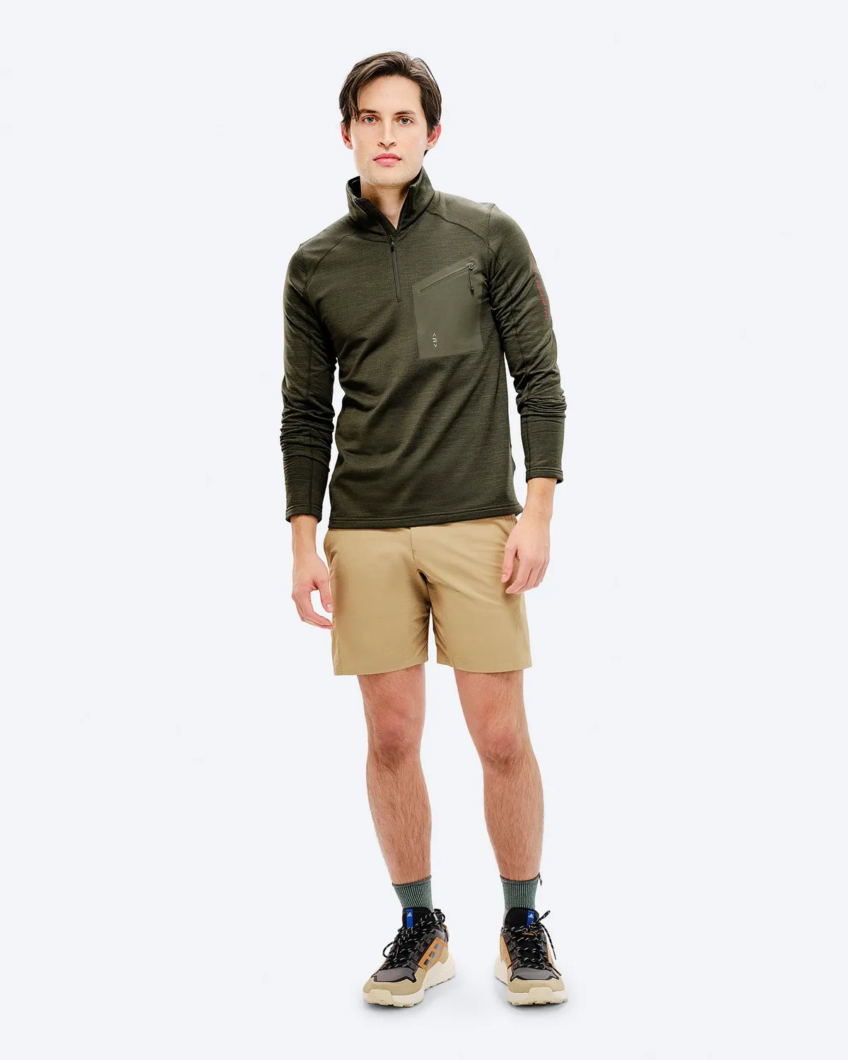 The Mountain Studio L-2 teknisk shorts Kelp lett
