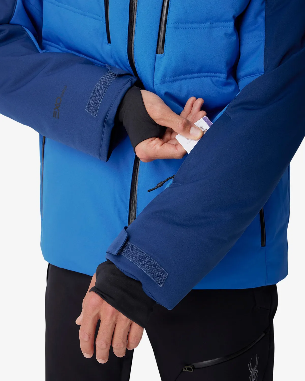 Spyder Scout skijakke bold blue syntetisk dun herre