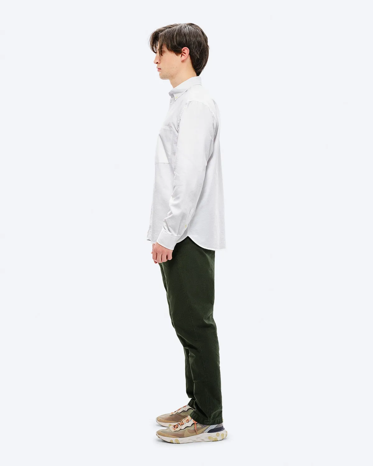 The Mountain Studio G-1 oxfordskjorte White bomull
