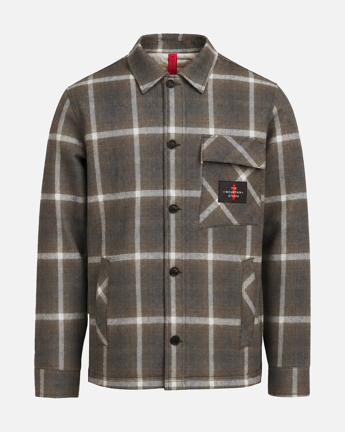 The Mountain Studio G-3 overskjorte flanell Peat