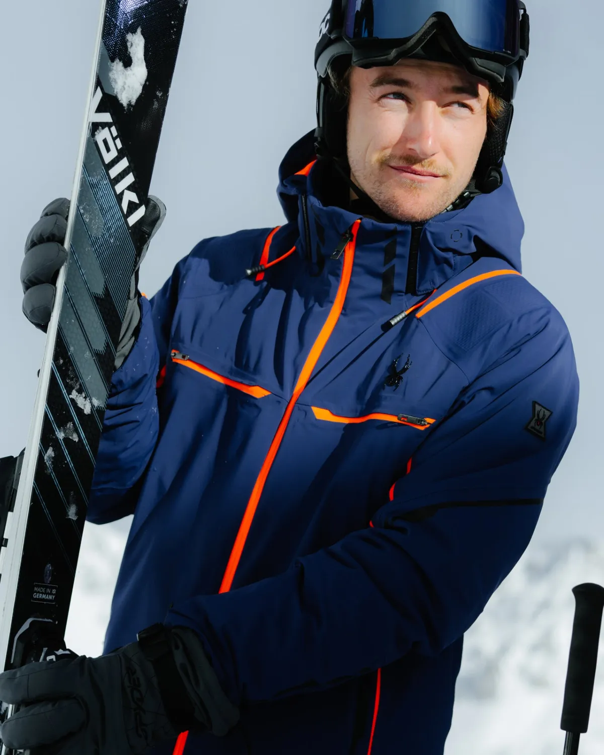 Spyder Monterosa skijakke indigo vanntett