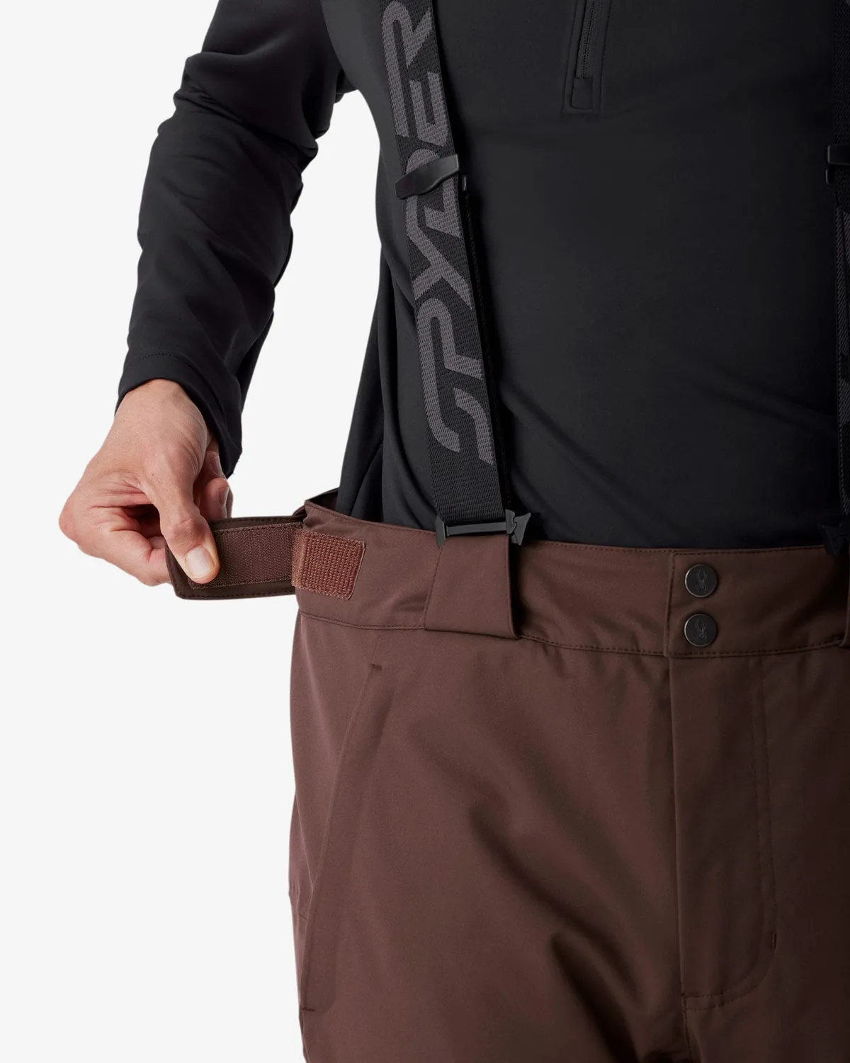 Spyder Dare skibukse herre Mocha vanntett 30K