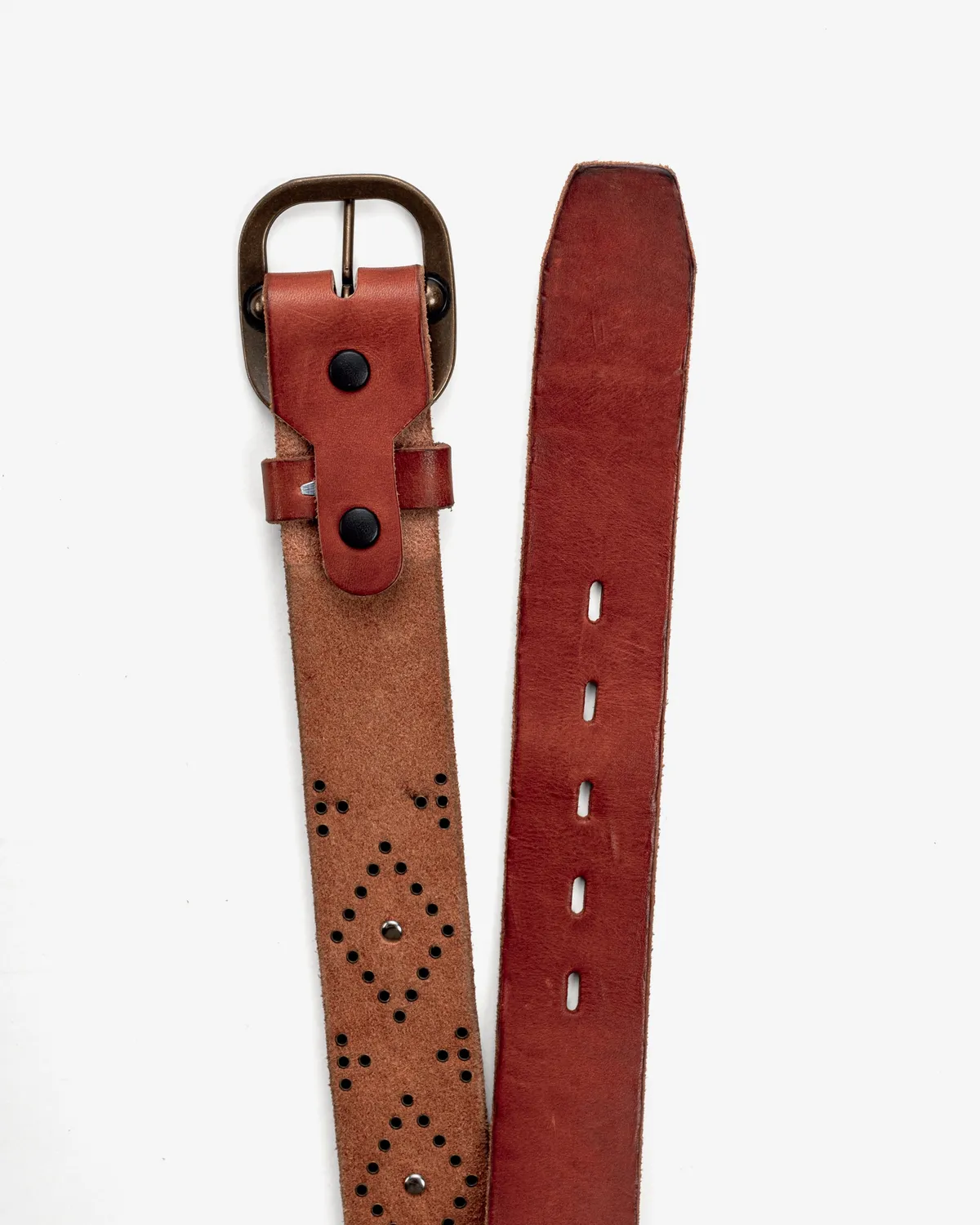 Schott NYC BLT262 belte brunt skinn