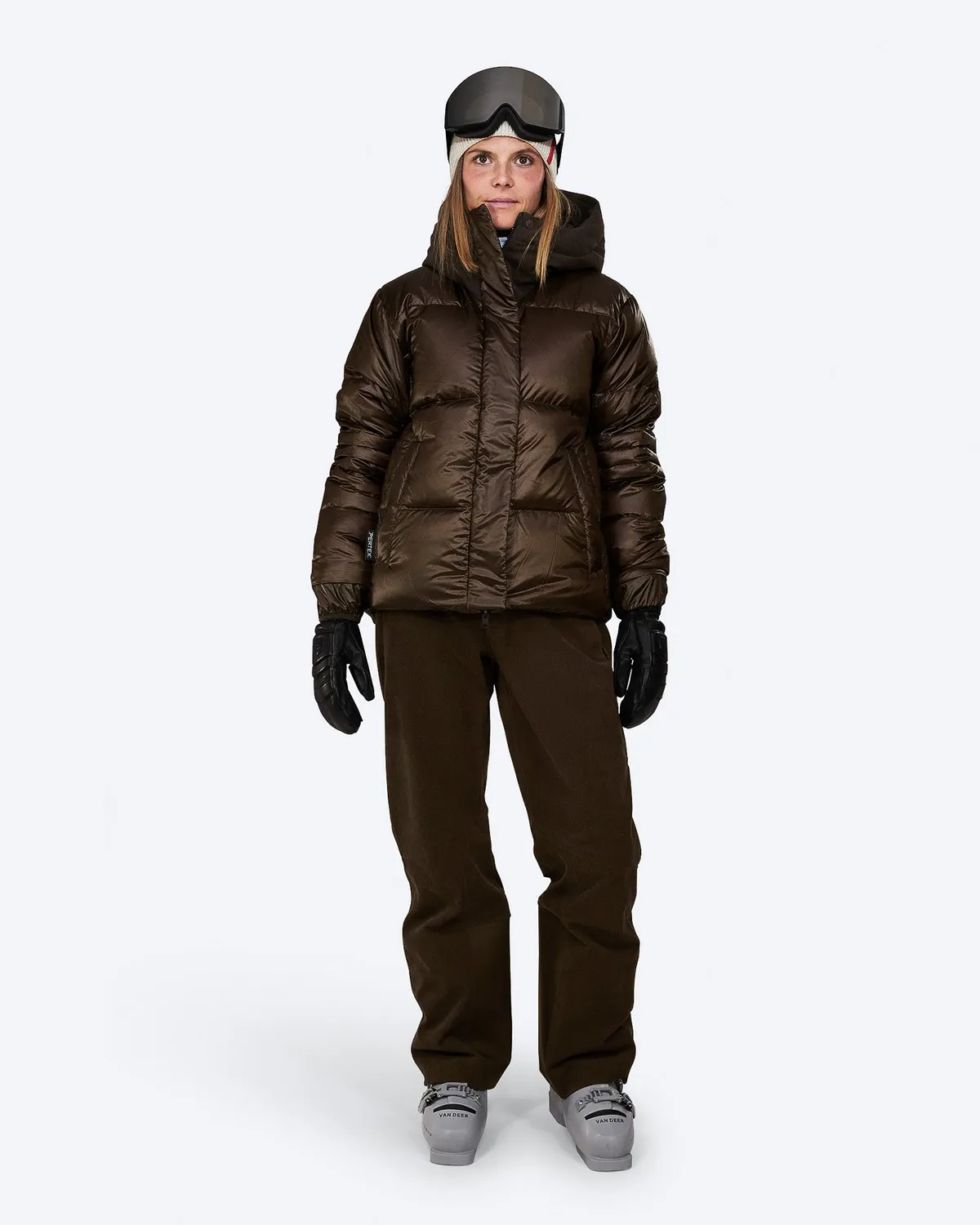 The Mountain Studio D-5 WC Reversible Cord dunjakke Delicioso Brown vendbar
