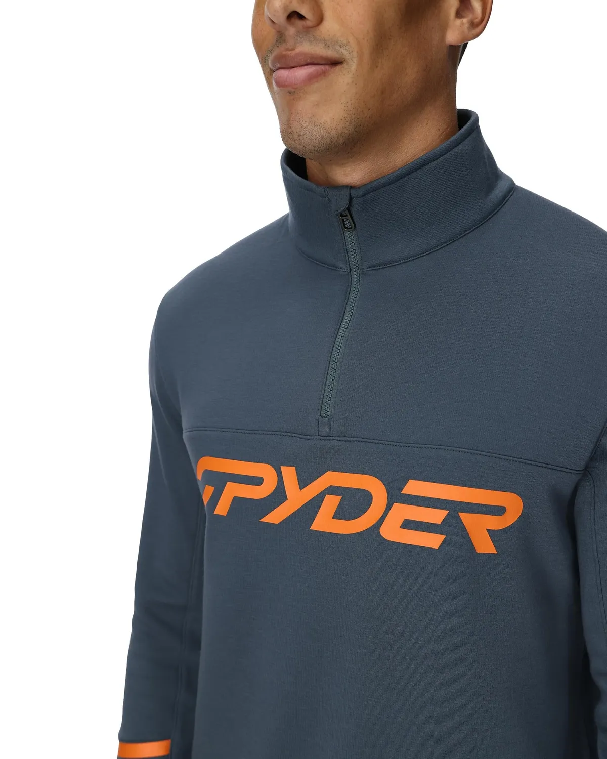 Spyder Speed Fleece Half Zip fleecejakke blå resirkulert