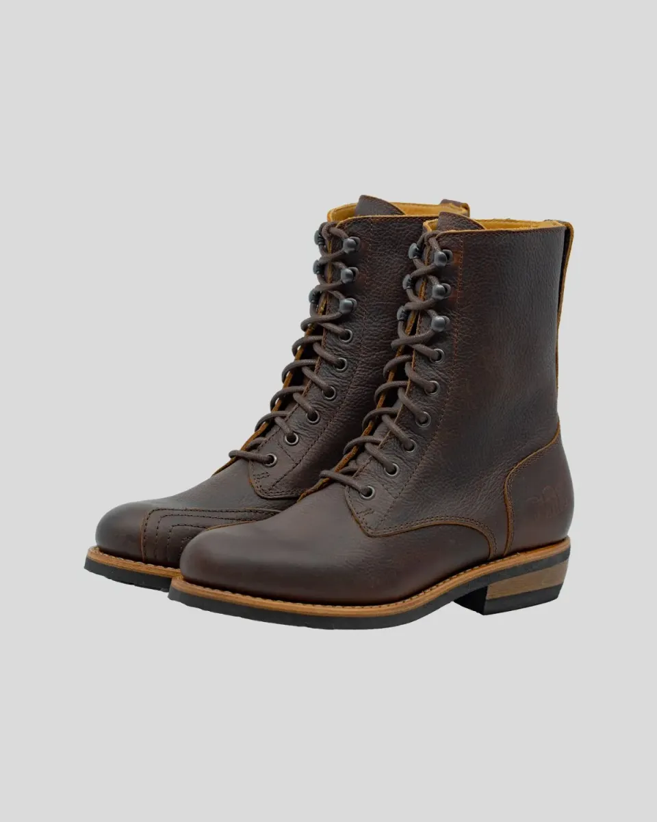 Rokker Urban Rebel Lady motorsykkelstøvler brun 38