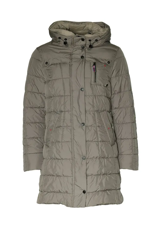 Windfield Jelona vinterjakke taupe varm