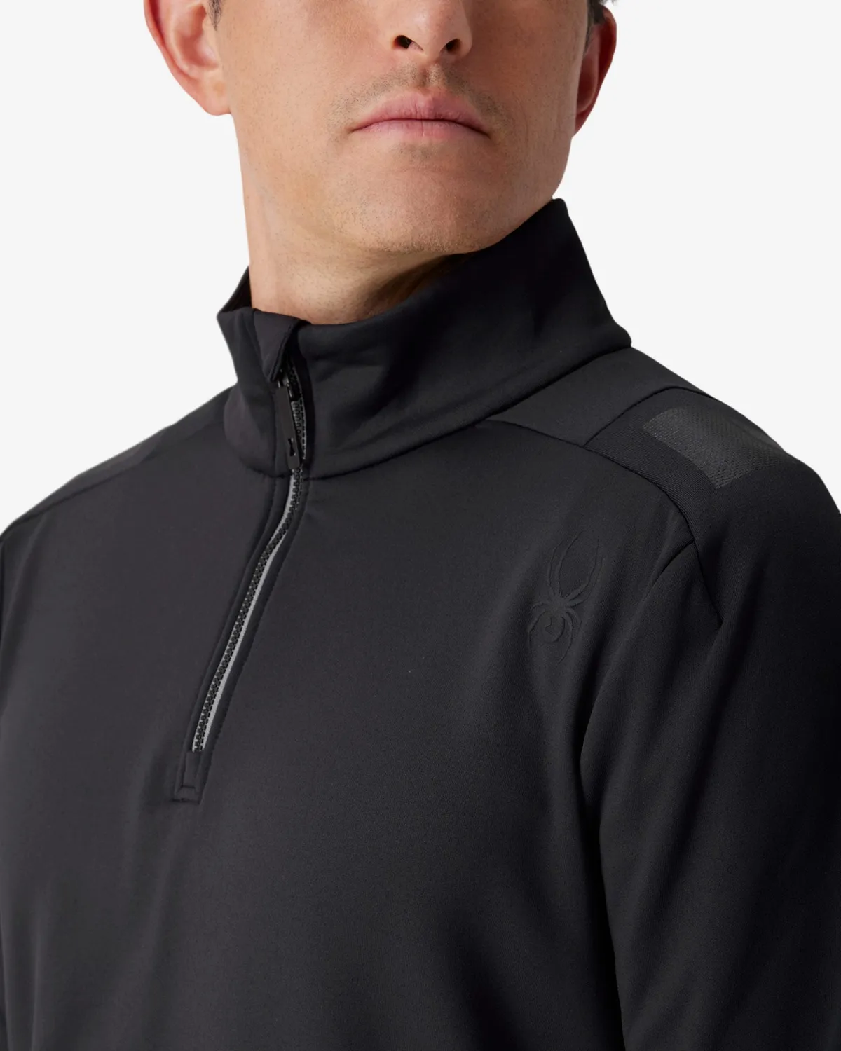 Spyder Speed Fleece 1/4 Zip fleecegenser svart