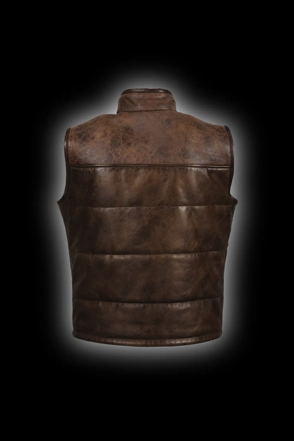 Matchless Manx skinnvest brun saueskinn
