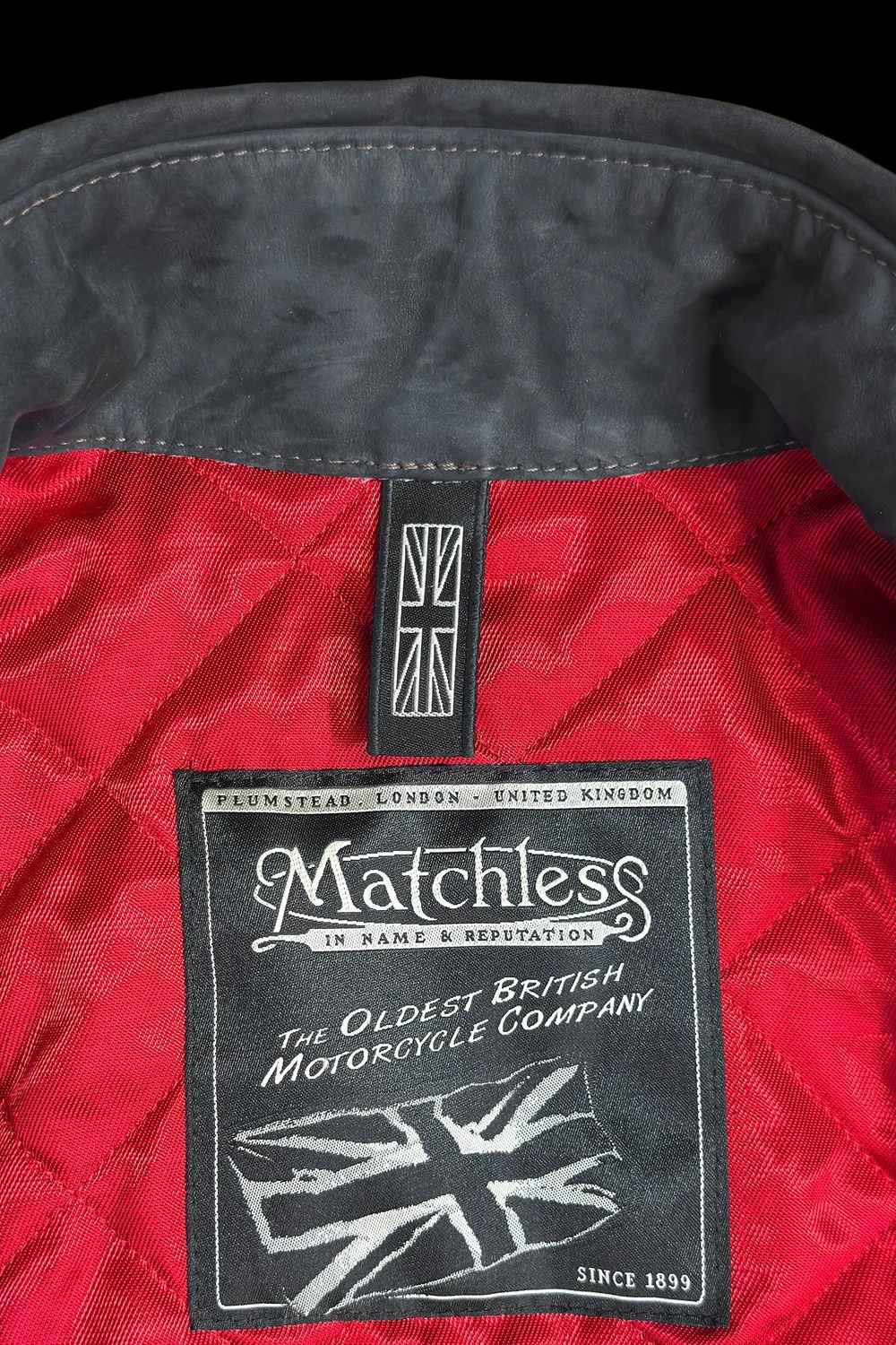 Matchless Silverstone Quilted blouson antique black skinn