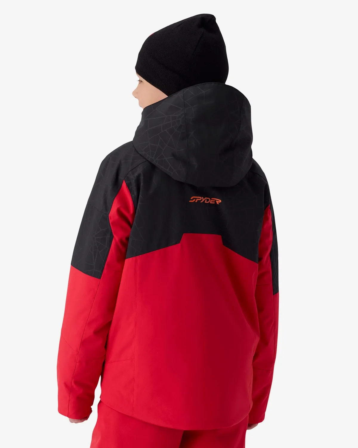 Spyder Leader skijakke barn Spyder Red isolert