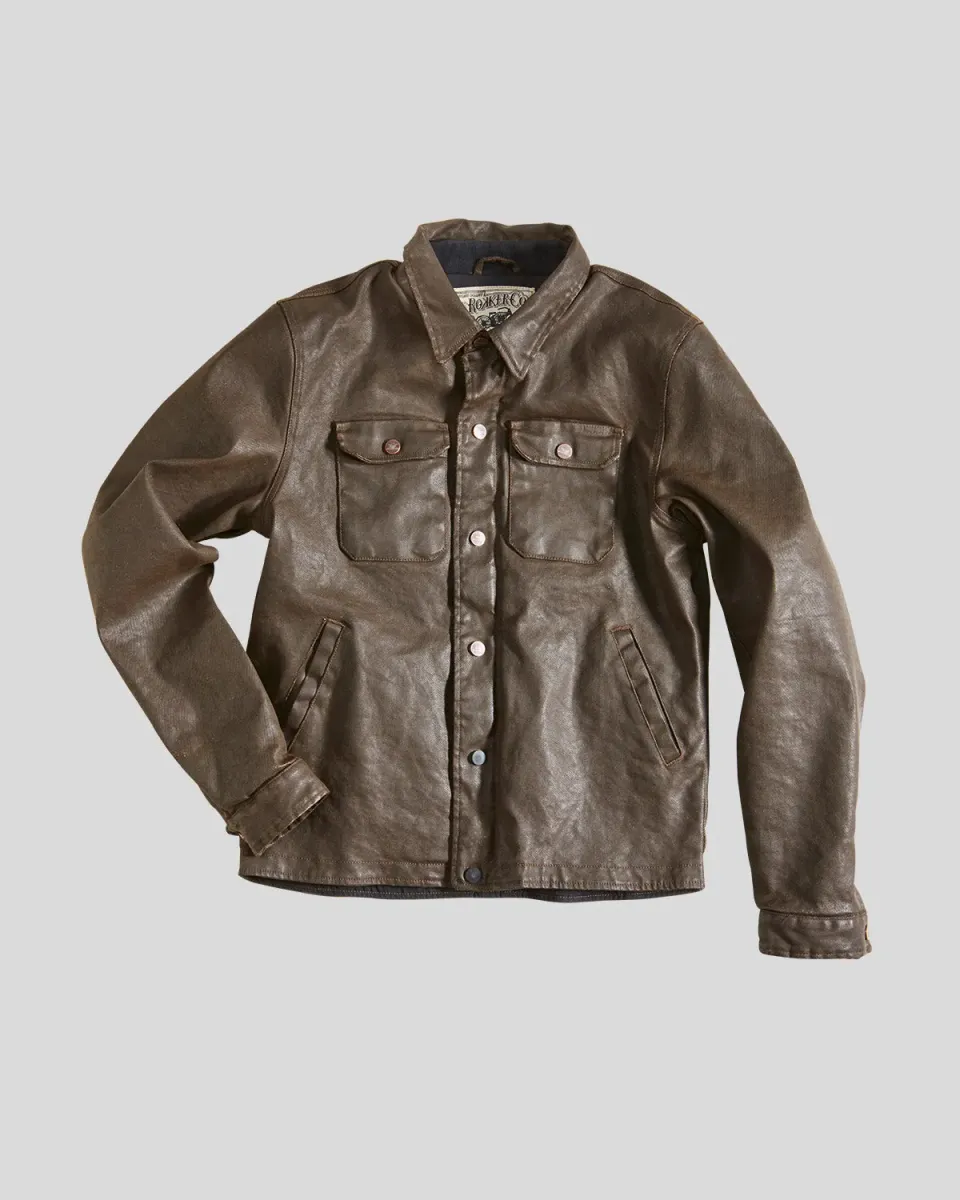 Rokker Rokkertech Jacket MC-jakke brun