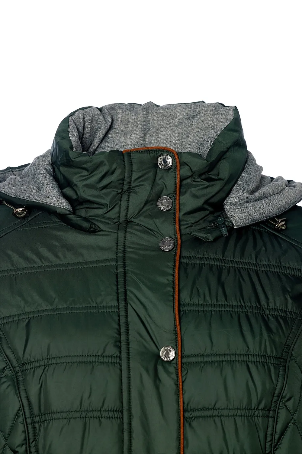 Danwear Windfield Carly vinterjakke Bottle Green lang